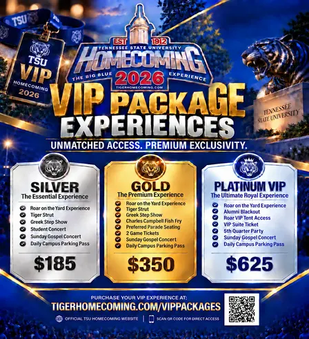 TSU Homecoming 2026 - Experience Packages