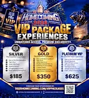 TSU Homecoming 2026 - Experience Packages