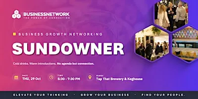D32 Business Networking Sundowner - Gold Coast - Thu 29 Oct