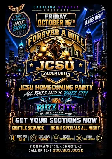 JCSU Homecoming Party Forever A Bull
