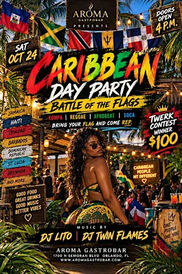 Caribbean Day Party: Battles of the Flags