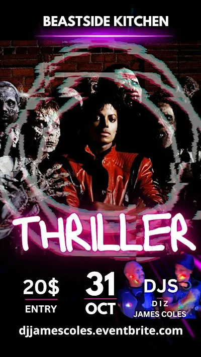 DECADES/THRILLER ( OLD SCHOOL HALLOWEEN PARTY)