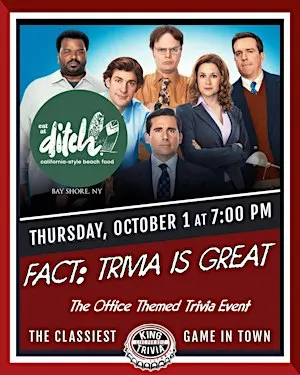 The Office Trivia Night at Ditch Kitchen and Surf Bar