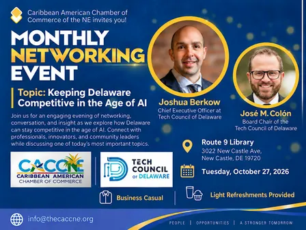 October Monthly Caribbean Networking Event with the Tech Council of DE!
