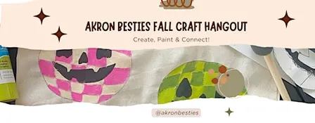 AKRON BESTIES: Fall Tote Bag Painting Craft