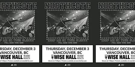 NORTHCOTE AT THE WISE HALL (Full Band Show)