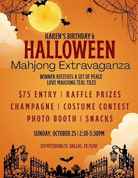 Halloween Mahjong Tournament