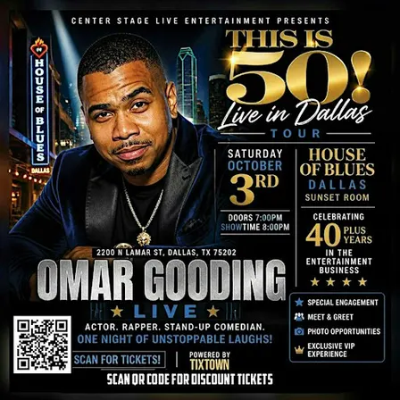 Omar Gooding: This Is 50! — Comedy Show Live in Dallas