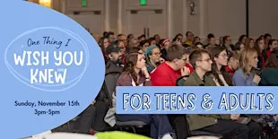 One Thing I Wish You Knew Community Mental Health Event (2026)