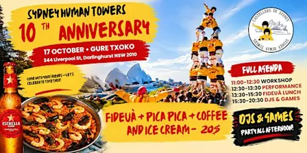 Sydney Human Towers- 10th anniversary party