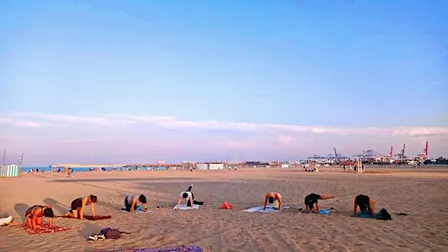 PILATES + ATARDECER / SUNSET + VALENCIA PLAYA / BEACH ✨
