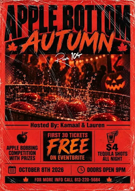 Apple Bottom Autumn @ Room 104
