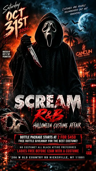 SCREAM R&B HALLOWEEN COSTUME AFFAIR