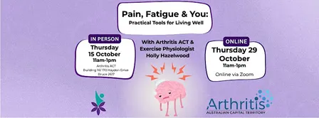 Pain, Fatigue & You: Practical Tools for Living Well- IN PERSON