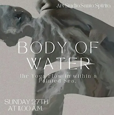 Body of Water | Yoga Experience in a Private Art Studio in Florence