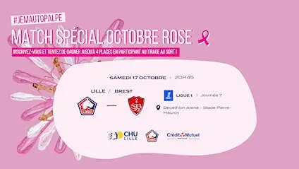 Match spécial Octobre Rose LOSC / Brest