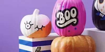 Ceramic Pumpkin Painting, with Cheese & Wine