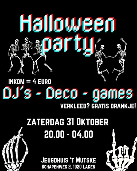 Halloweenparty: 't Mutske's haunted house