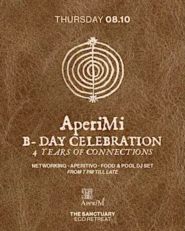 B-day Celebration AperiMi-  4 YEARS OF CONNECTIONS