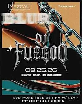BLUR FRIDAY inside Mezcal Nightclub - Hip-Hop / Reggaeton / House (09.25)