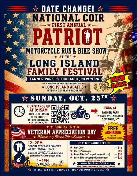 National COIR Patriot Motorcycle Run & Bike Show