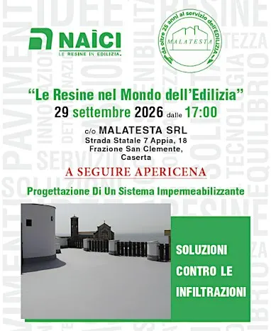 Corso NAICI - Progettazione di un sistema impermeabilizzante