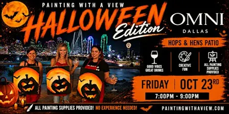 Halloween Edition Paint Party at Omni Hotel !