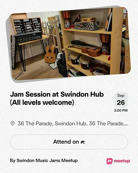 Jam Session at Swindon Hub (All levels welcome)