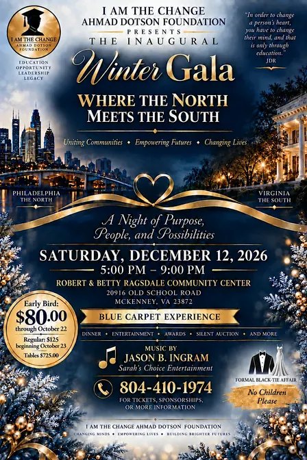I Am the Change Ahmad Dotson Foundation Inaugural Winter Gala
