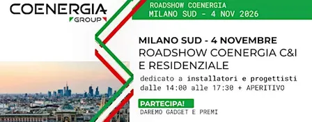 Roadshow Coenergia il 4.11.2026 a Milano SUD