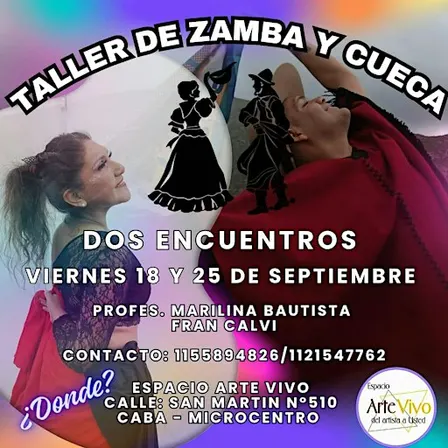 ✨TALLER DE CUECA  Tradición, pañuelo y movimiento