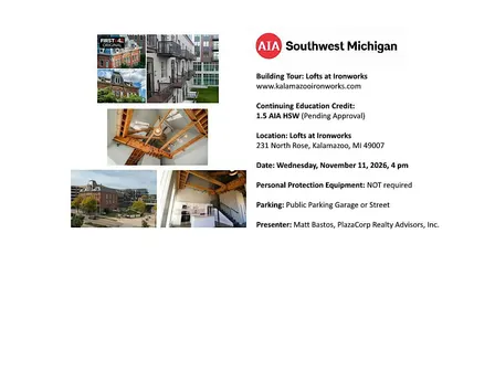 AIA SWM - Project presentation and tour of the "Lofts at Ironworks"