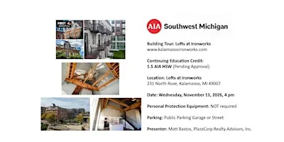 AIA SWM - Project presentation and tour of the "Lofts at Ironworks"