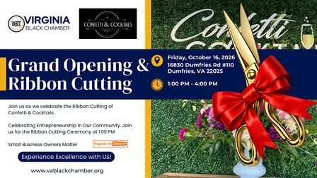Ribbon Cutting: Confetti & Cocktails