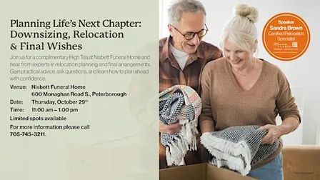 Planning Life's Next Chapter: Downsizing, Relocation & Final Wishes