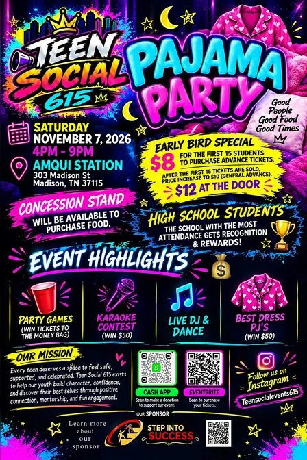 Teen Social 615 Pajama Party