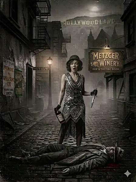 1920's Hollywood Murder Mystery Party with Metzger Winery