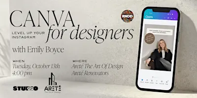 Canva for Designers: “Level-Up Your Instagram” Workshop with Emily Boyce
