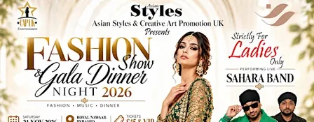 Creative Art Promotion & Asian Styles Presents Fashion Show & SAHARA Band