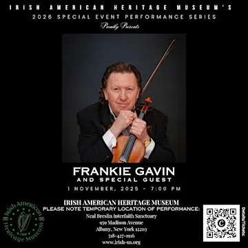 IAHM 2026 Special Event Performance Series: FRANKIE GAVIN and Special Guest