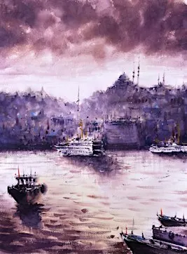 Exclusive Watercolor Masterclass with Turkish artist Ekrem Yılmaz