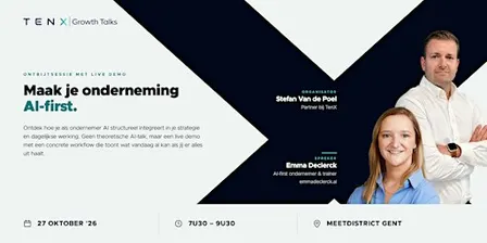 AI first ondernemen, vanuit strategie naar praktijk tot voorsprong.