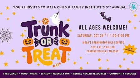 3rd Annual Trunk-or-Treat! Hosted by Mala Child & Family Institute