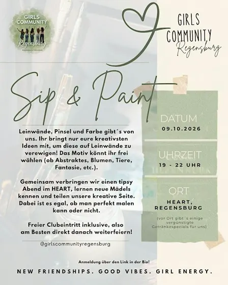 Sip & Paint x Girls Community Regensburg