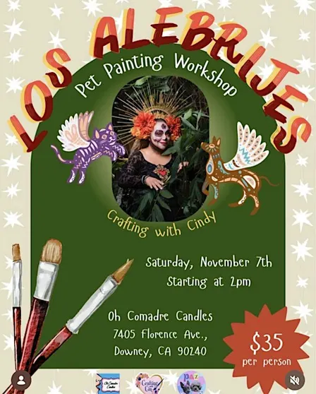 Los Alebrijes paint n sip