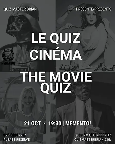 The Movie Quiz with Quiz Master Brian