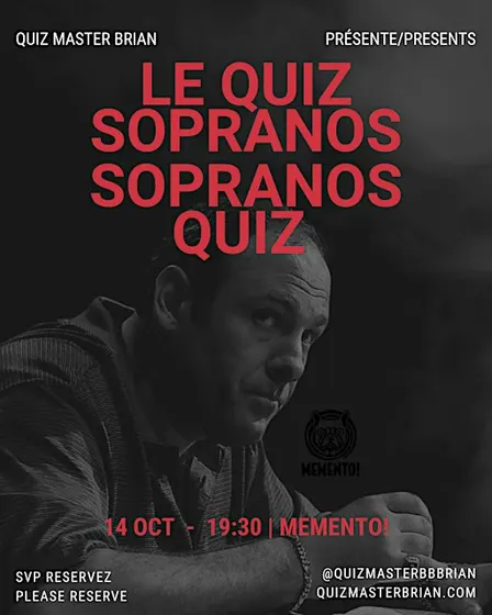 Sopranos Quiz with Quiz Master Brian