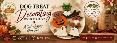 Paws & Pours: Halloween Dog Treat Decorating