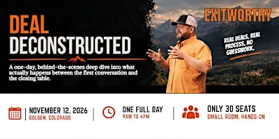 Exit Worthy LIVE, Deal Deconstructed