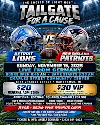 The Ladies of Light Presents: TAILGATE FOR A CAUSE